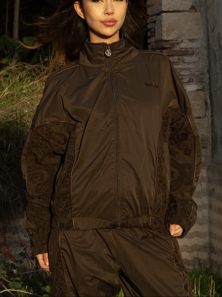 Gst Brown | Boxy Parachute Jacket