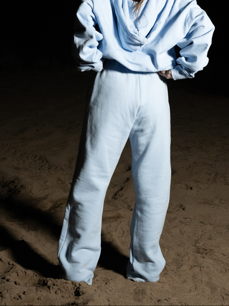S.H Baggy Fit | Blue Open Leg Jogger