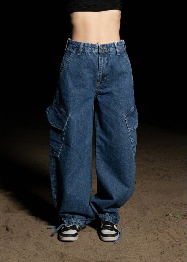 Urban Cargo | Denim Baggy Jean