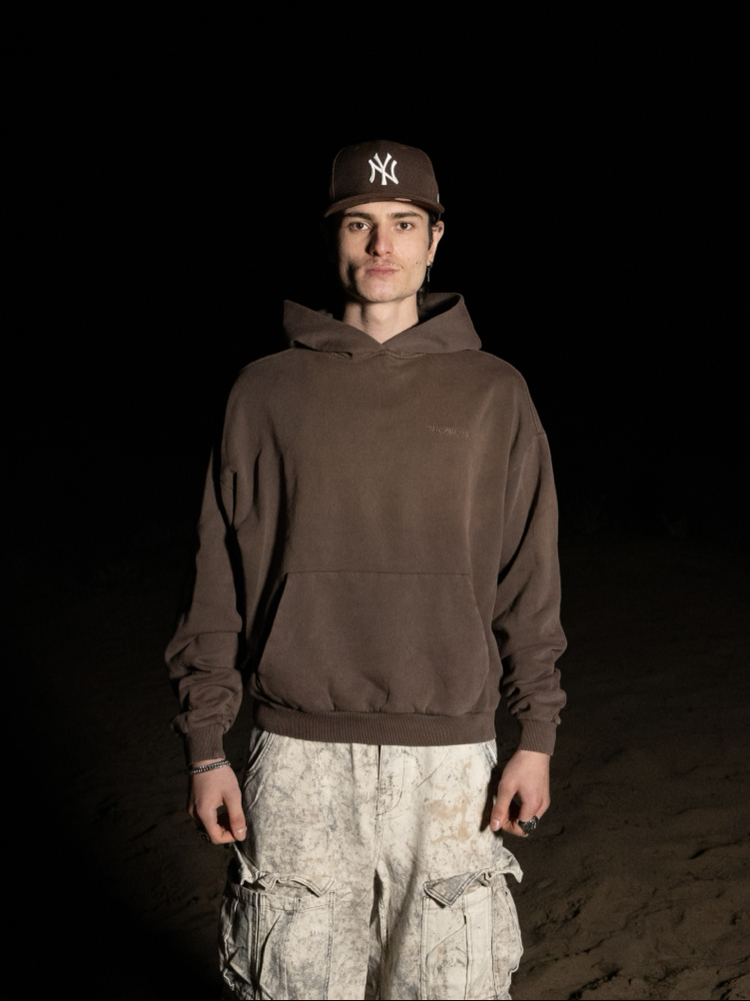 S.H Boxy Fit | Brown Oversize Hoodie