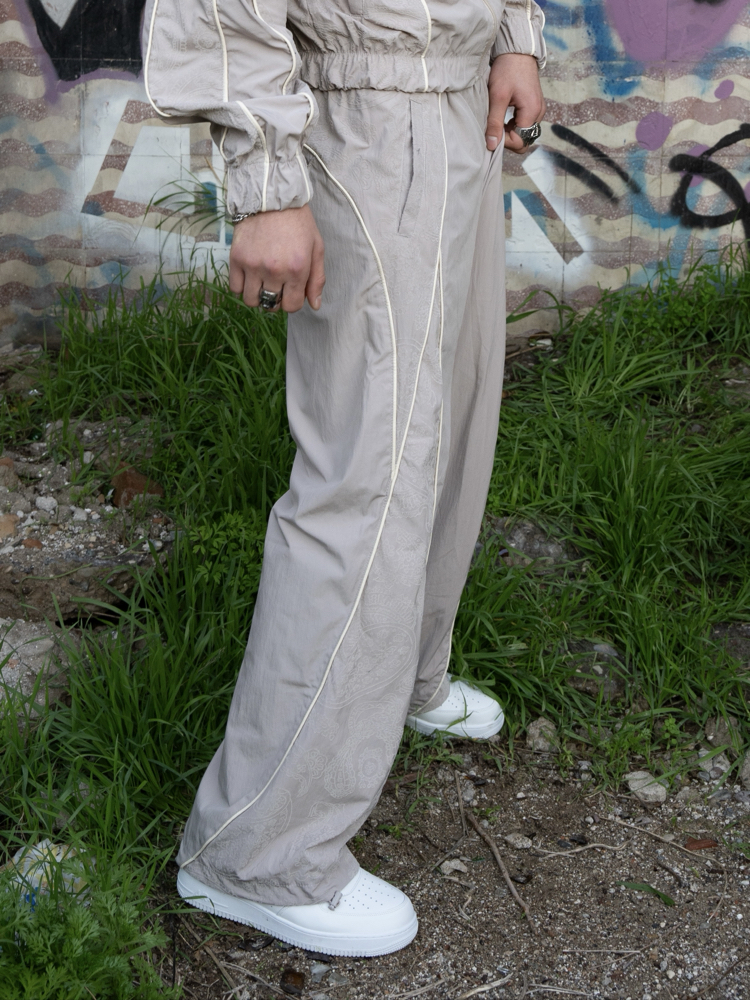 Gst Grey | Baggy Parachute Jogger
