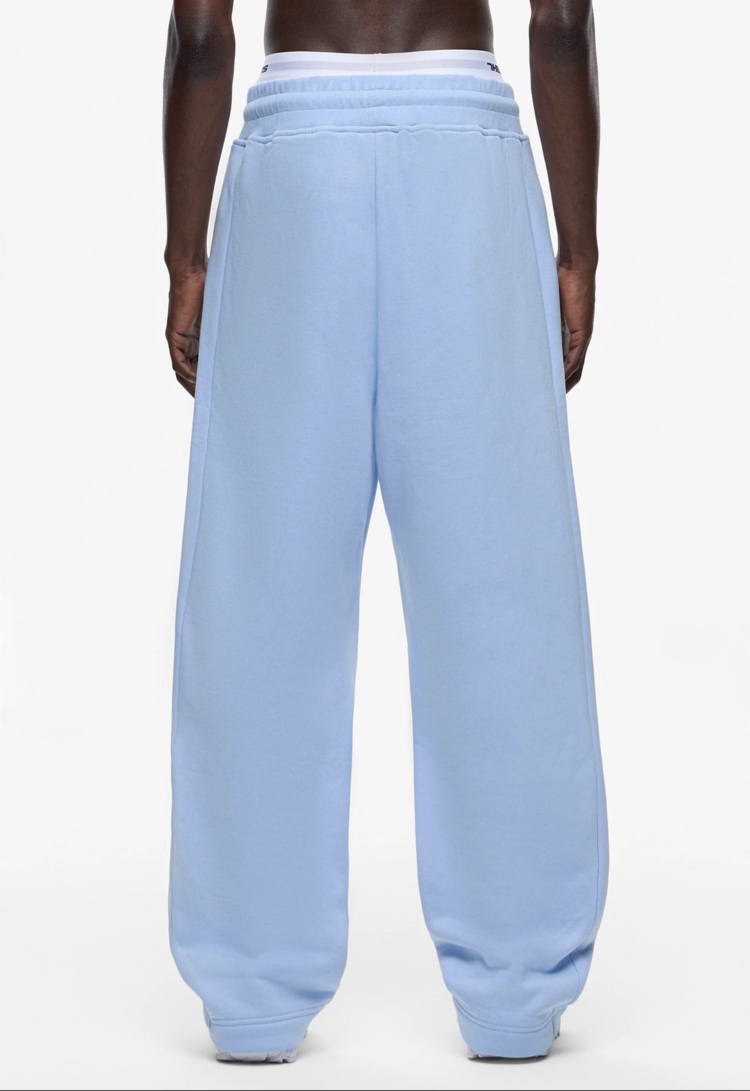 S.H Baggy Fit | Blue Open Leg Jogger