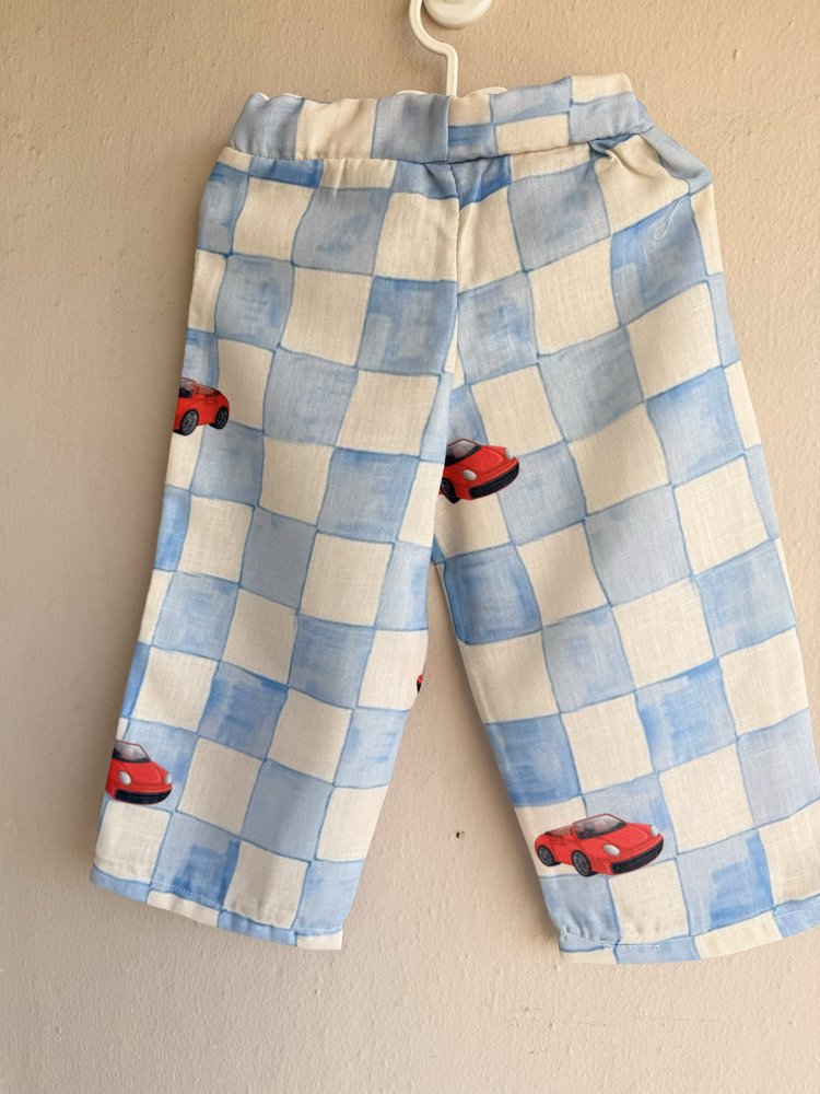 Love for cars  keten pantolon 