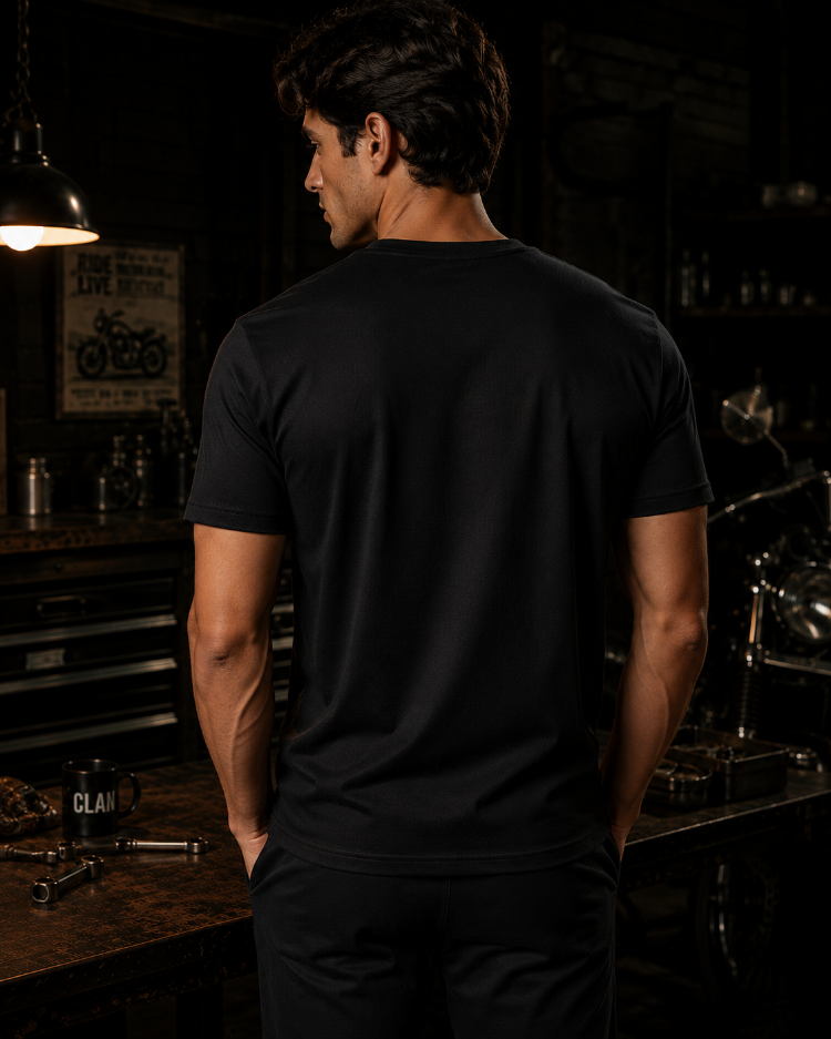 Premium Basic Black T-Shirt