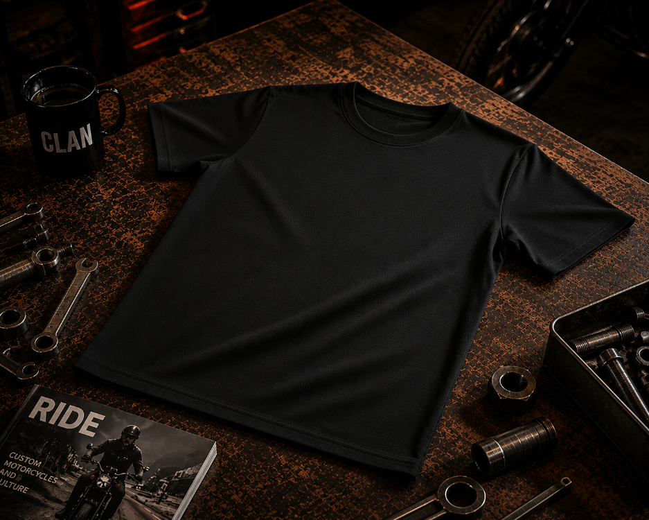 Premium Basic Black T-Shirt