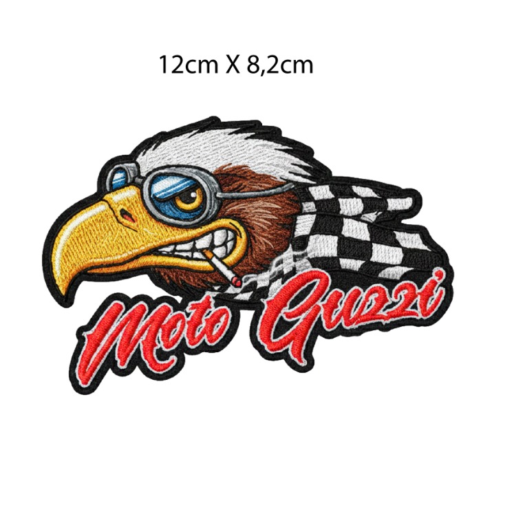 Moto Guzzi Kartal Maskot Nakışlı Arma / Yama