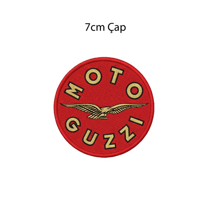 Moto Guzzi Logolu Nakışlı Arma / Yama