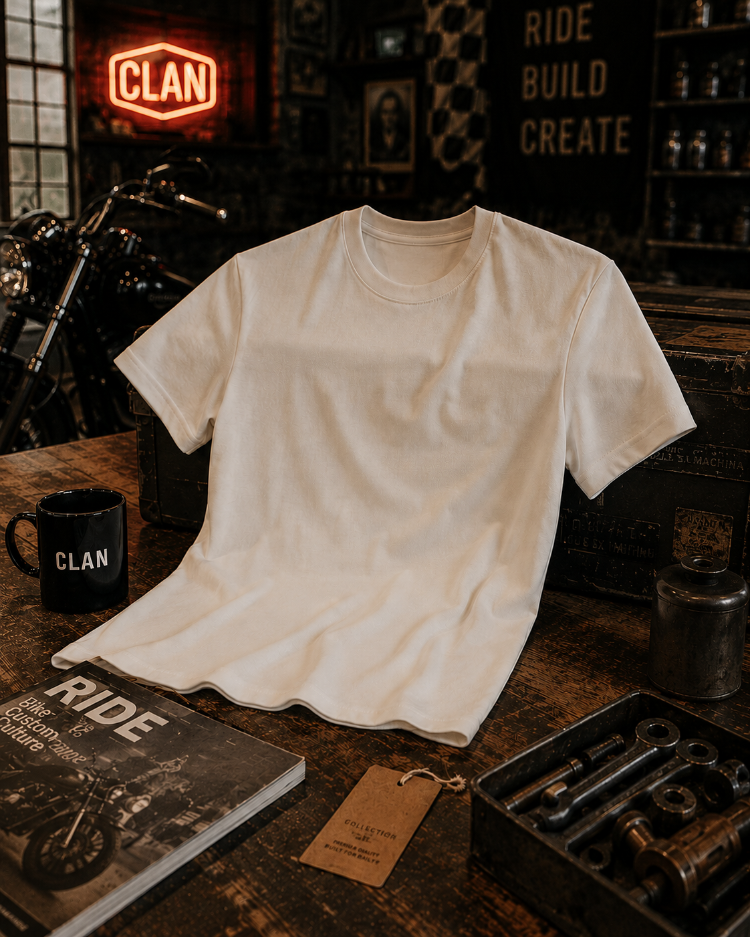Premium Basic Offwhite T-Shirt