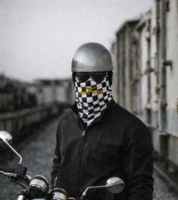 Moto Guzzi Racing Buff | Checkered Flag Neck Gaiter