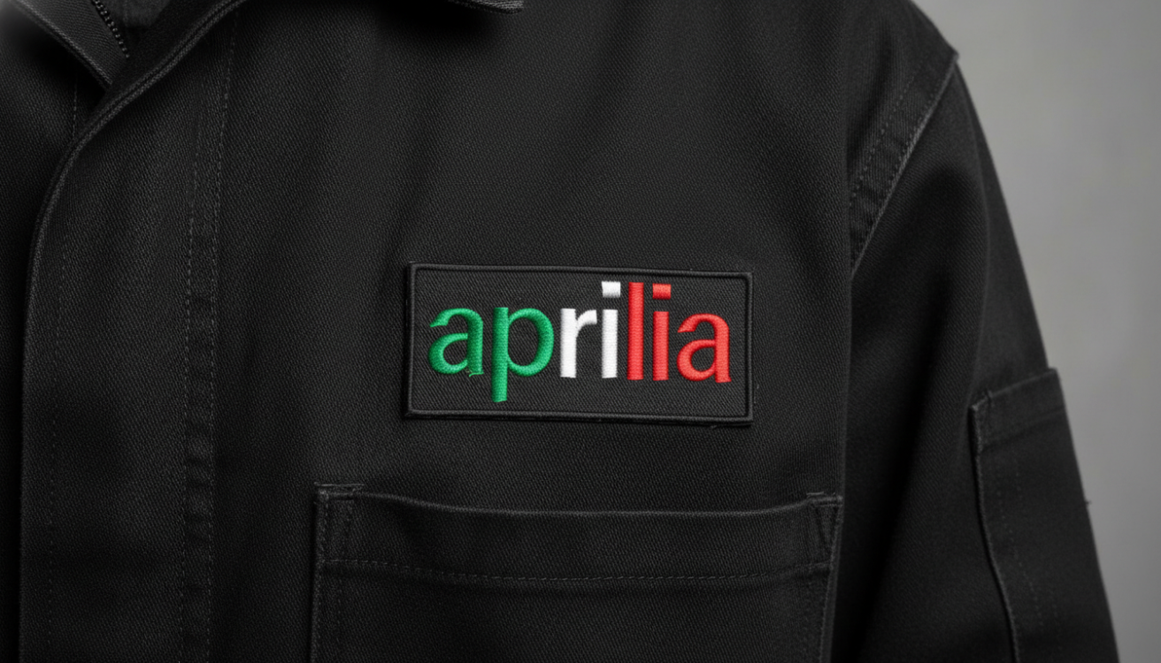 Aprilia Racing İtalyan Bayrağı Detaylı Premium Nakışlı Patch (ÖN SİPARİŞ)