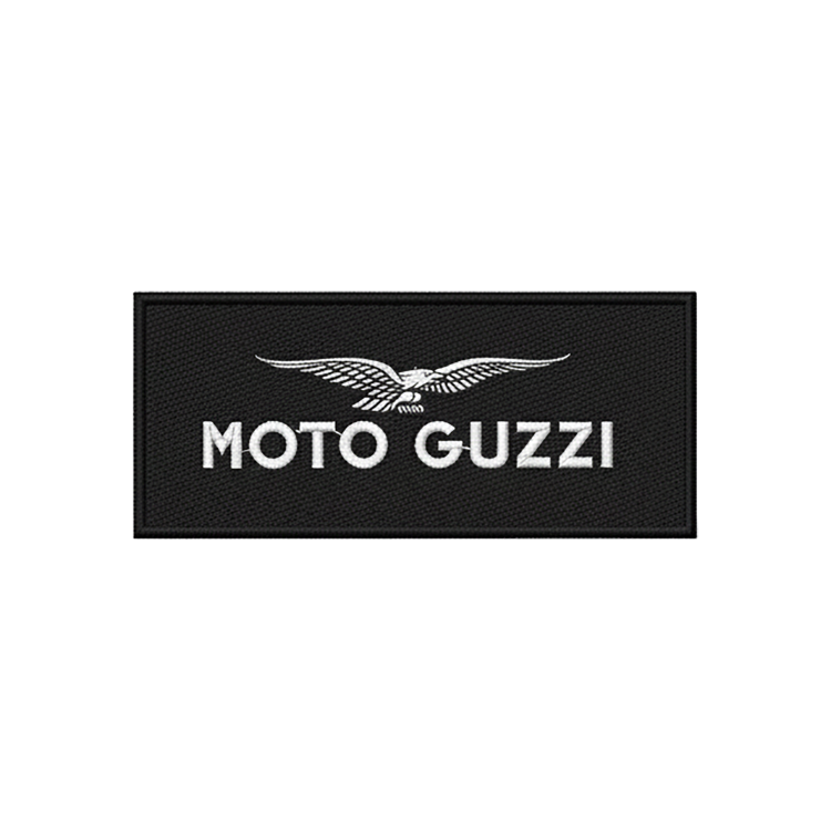 Moto Guzzi Logolu Nakışlı Arma / Yama (Black)