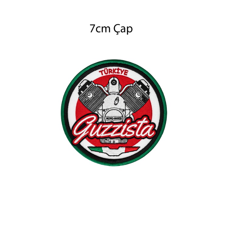 "Guzzista" Nakışlı Arma / Yama 