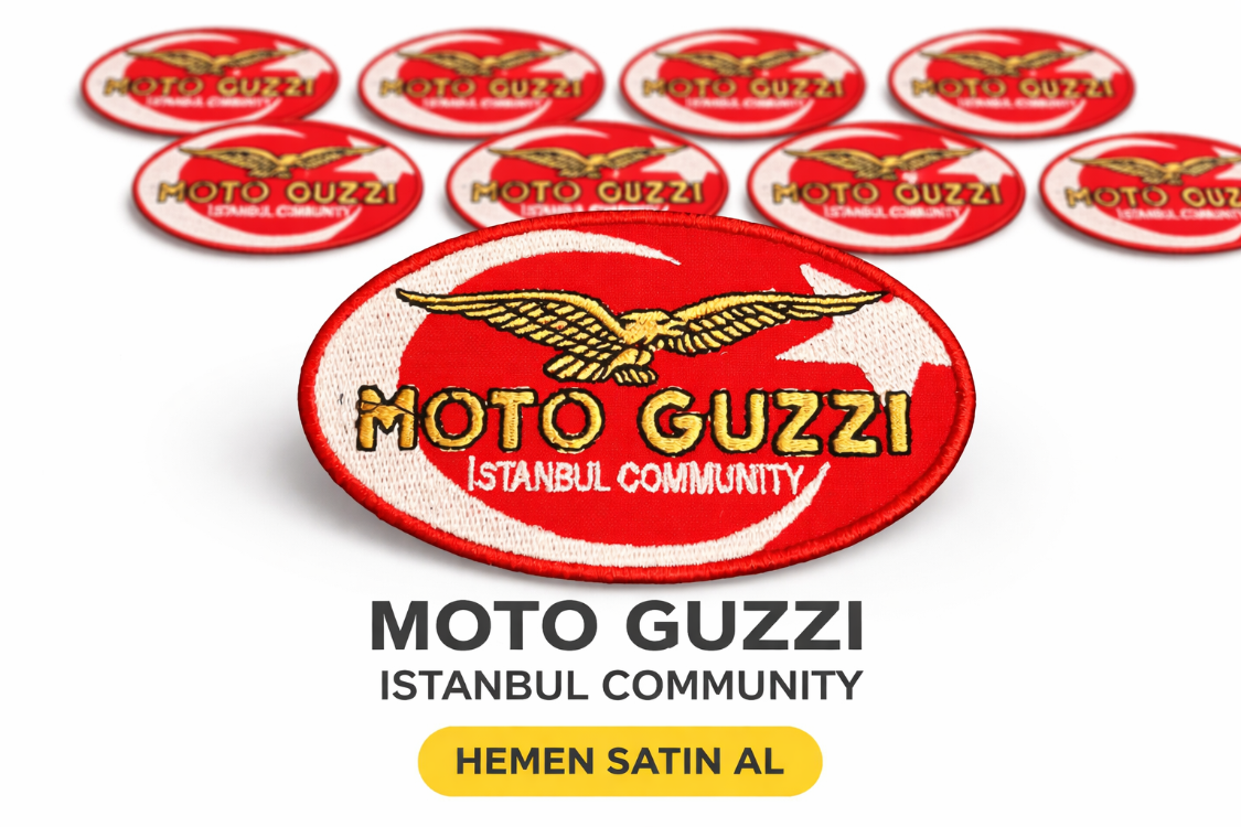 Moto Guzzi İstanbul Community Arma – Özel Koleksiyon Nakış Patch