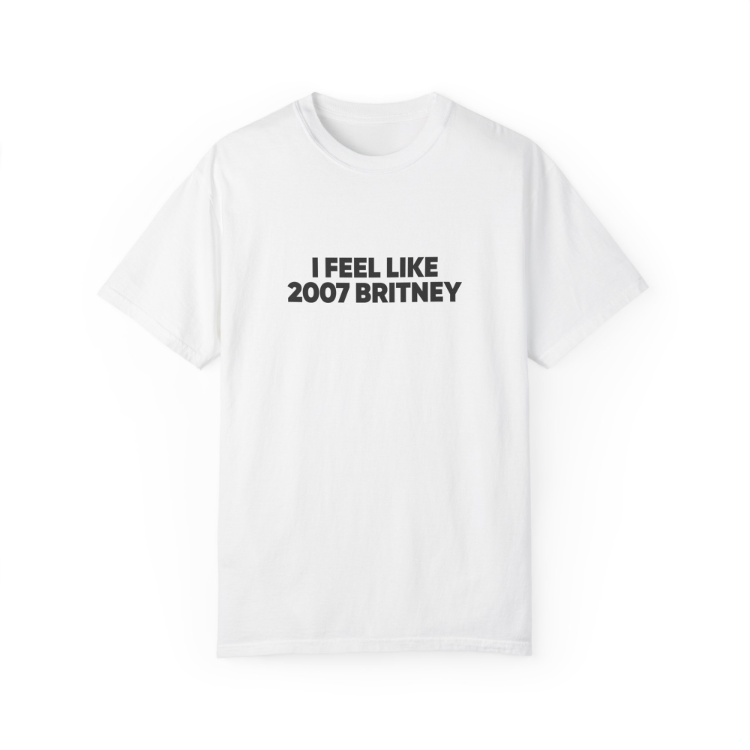 "2007 Britney" White T-Shirt