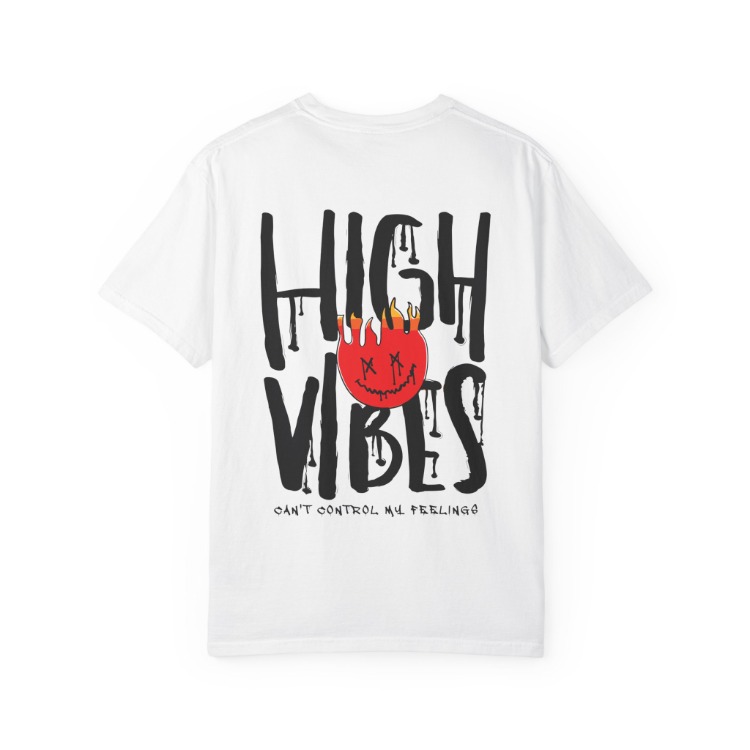 "High Vibes" White T-Shirt