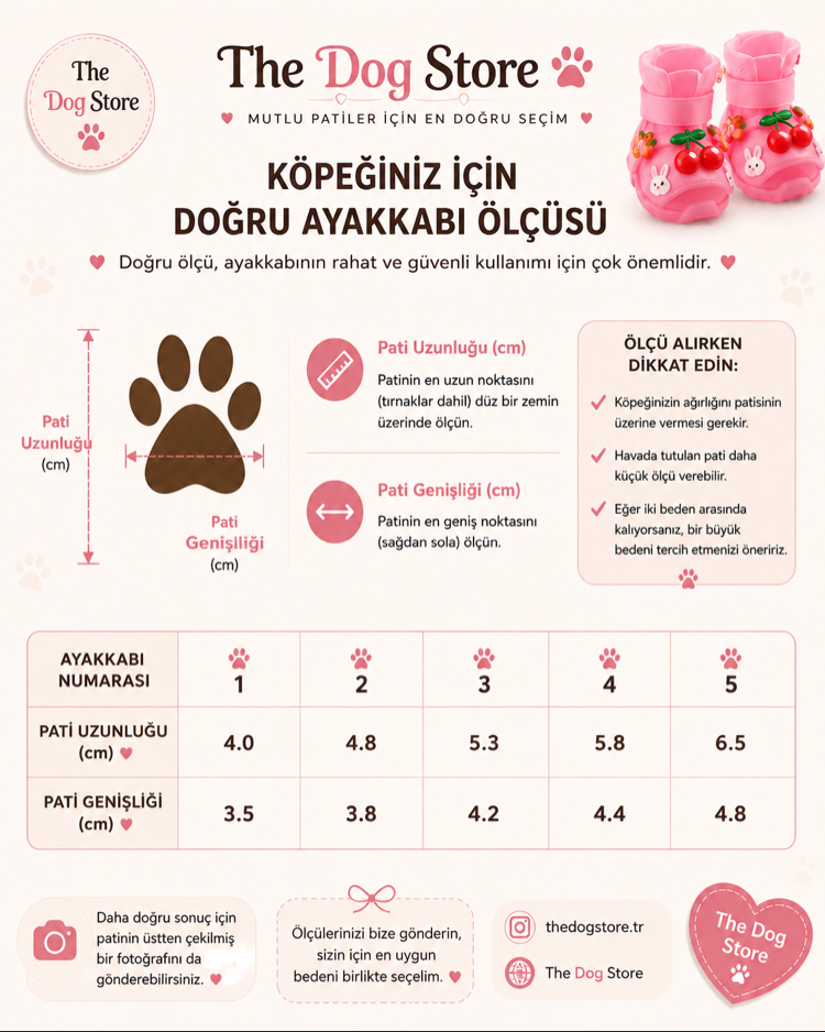 Cherry Blue Köpek Sandaleti | Kaymaz Tabanlı Yazlık Ayakkabı