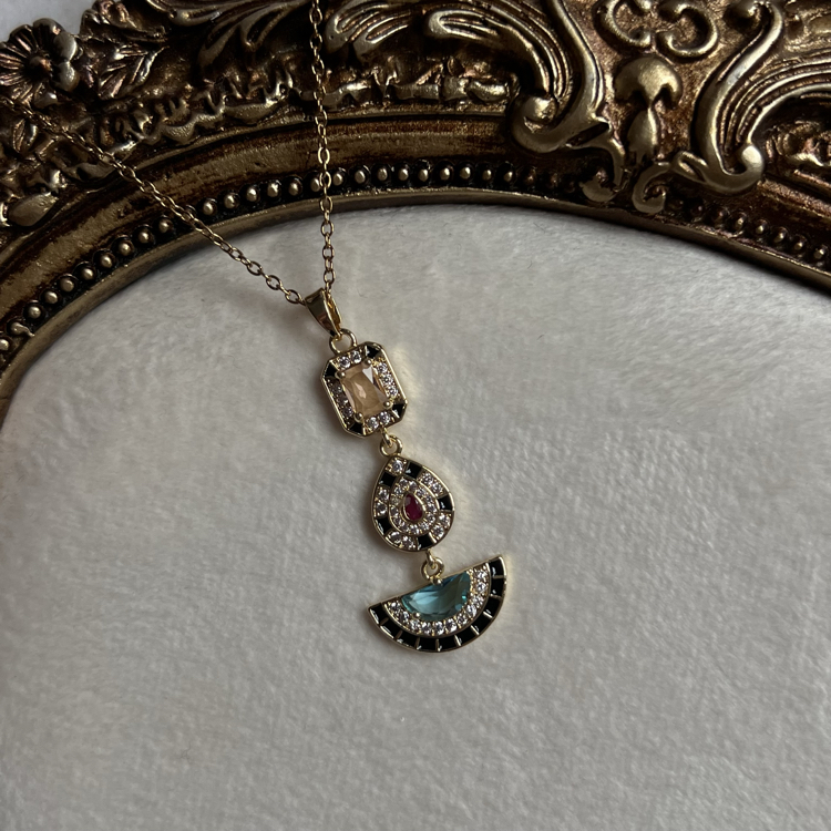 3 Charm Kolye | Çelik