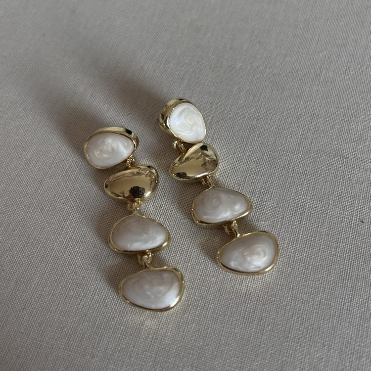 Gold Sarkıt Küpe 