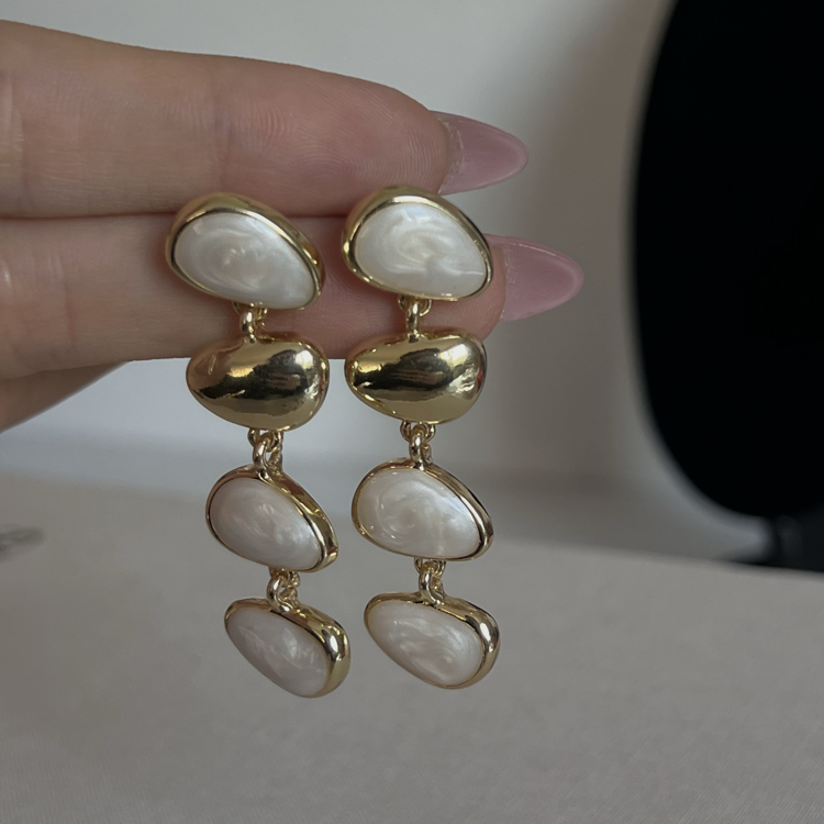 Gold Sarkıt Küpe 