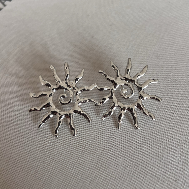 Silver Güneş Küpe