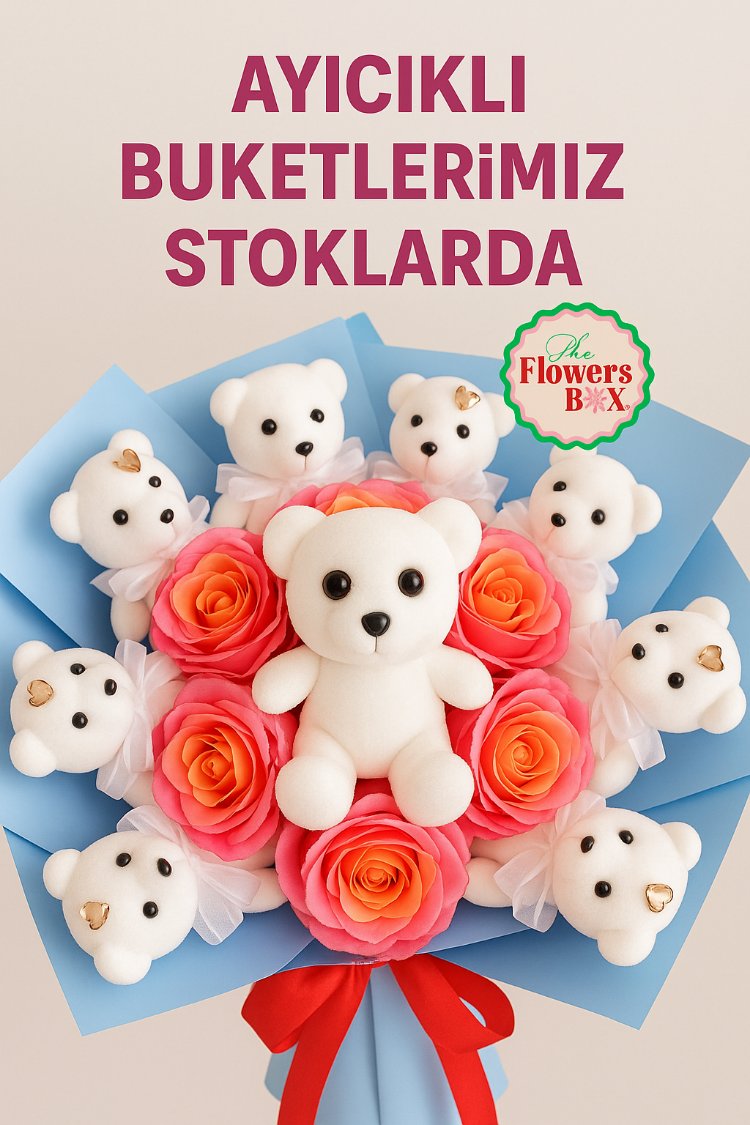 ayıcıklı buketlerimiz