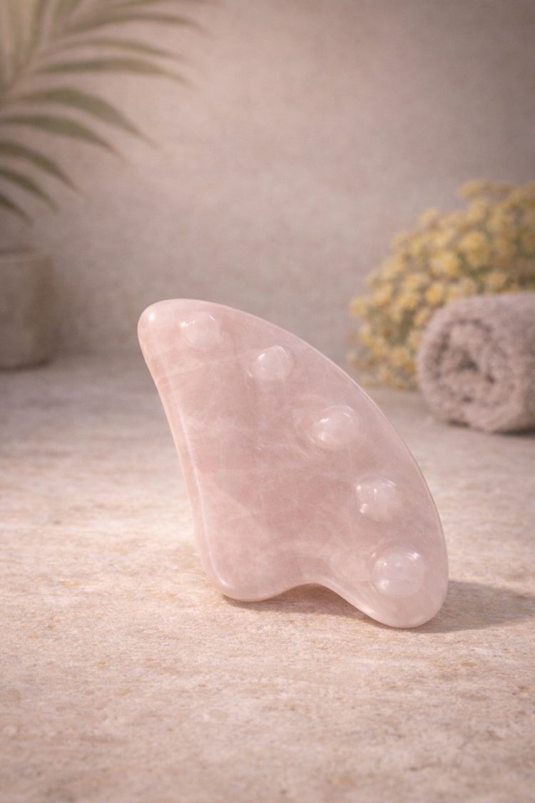 Rose Quartz Gua Sha Taşı