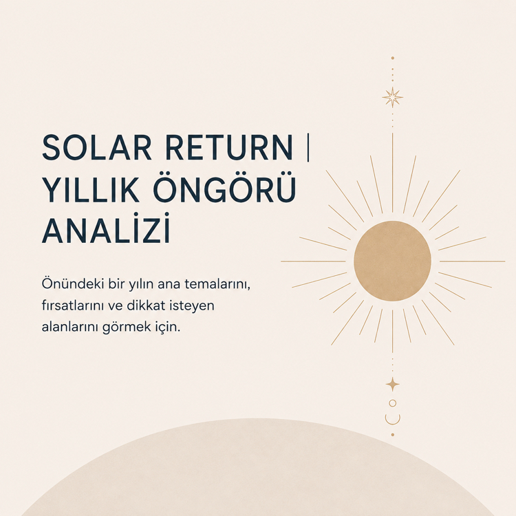 Yıllık Öngörü Analizi | Berfu Genç ile Solar Return