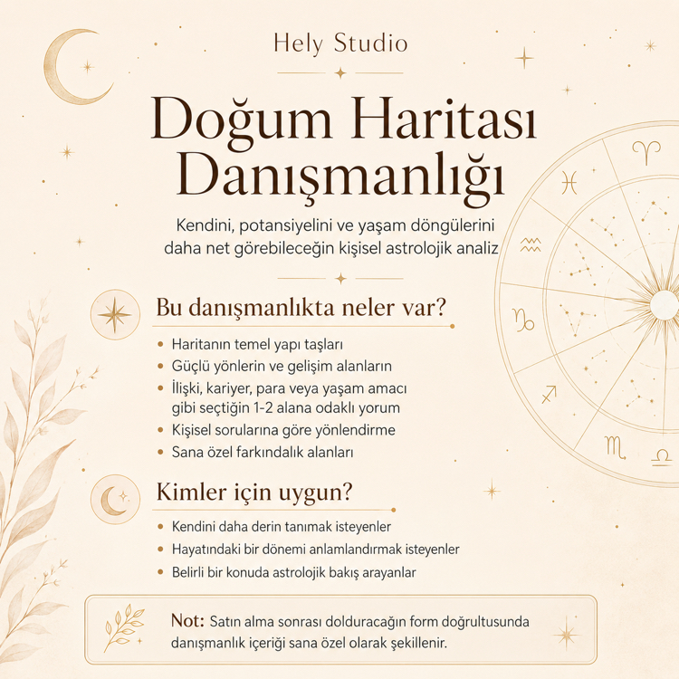 Doğum Haritası Danışmanlığı |  Berfu Genç ile Kişisel Astrolojik Analiz