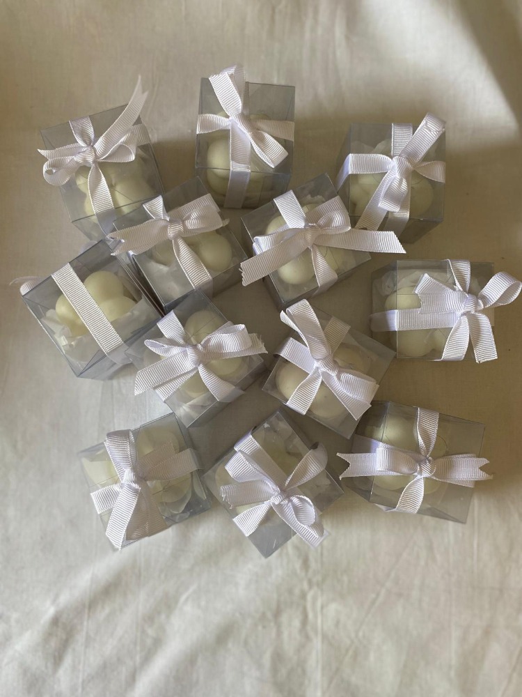 Premium Kalite Hediyelik Mum %100 Soya Mini Bubble 25 adet