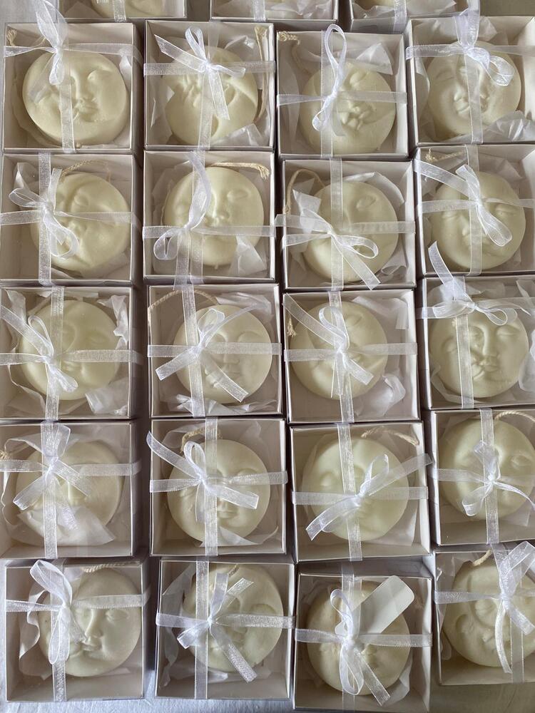 Premium Kalite Hediyelik Mum %100 Soya Güneş Ve Ay 25 Adet