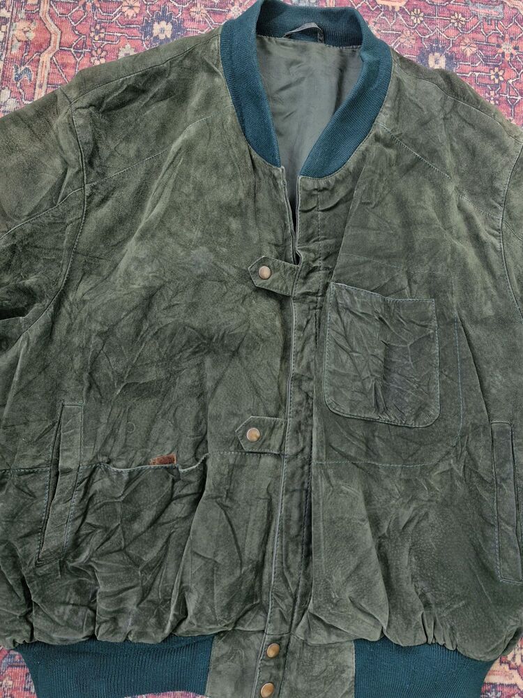 Vintage Bomber Deri Ceket