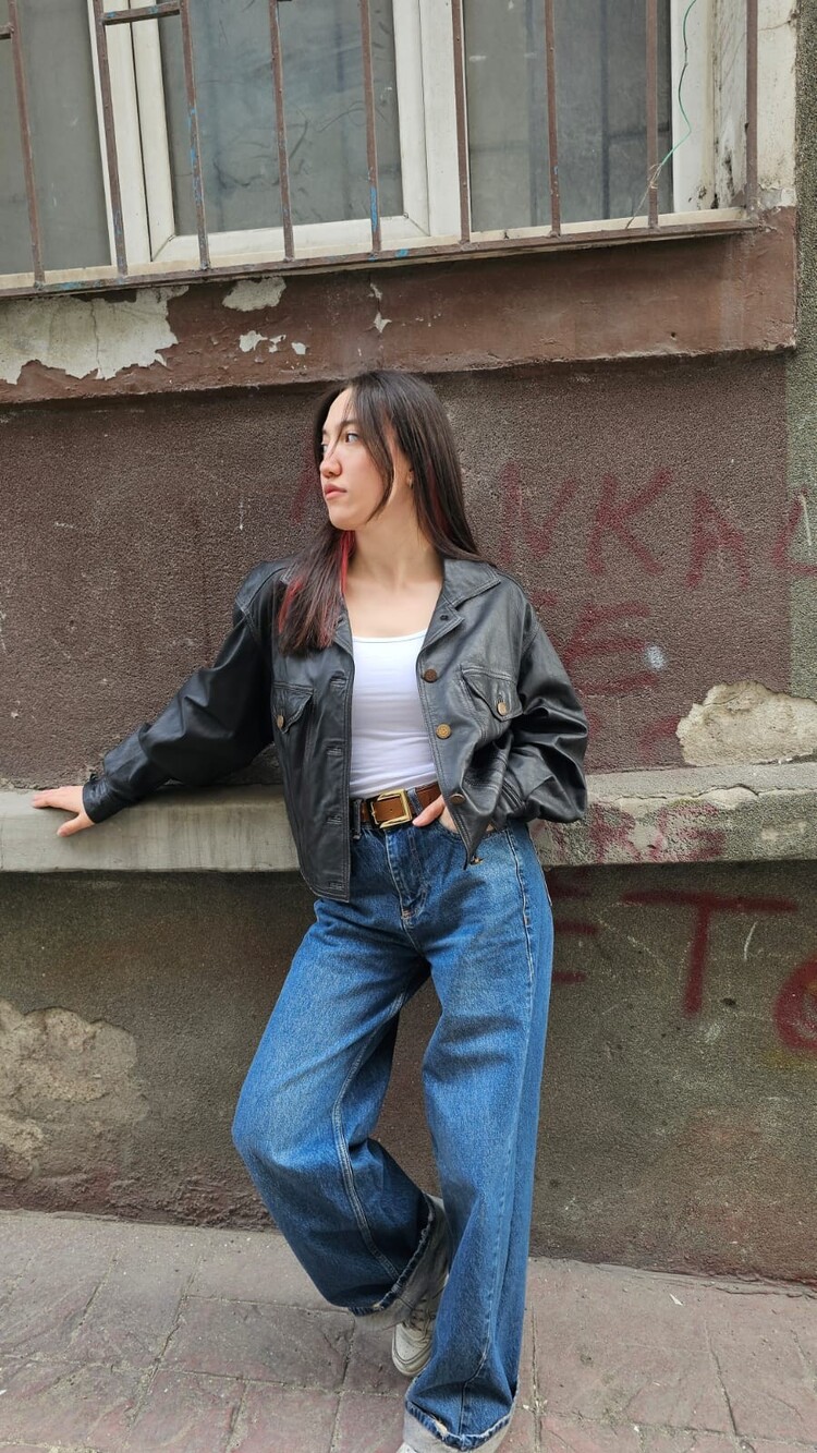 Vintage Deri Ceket 