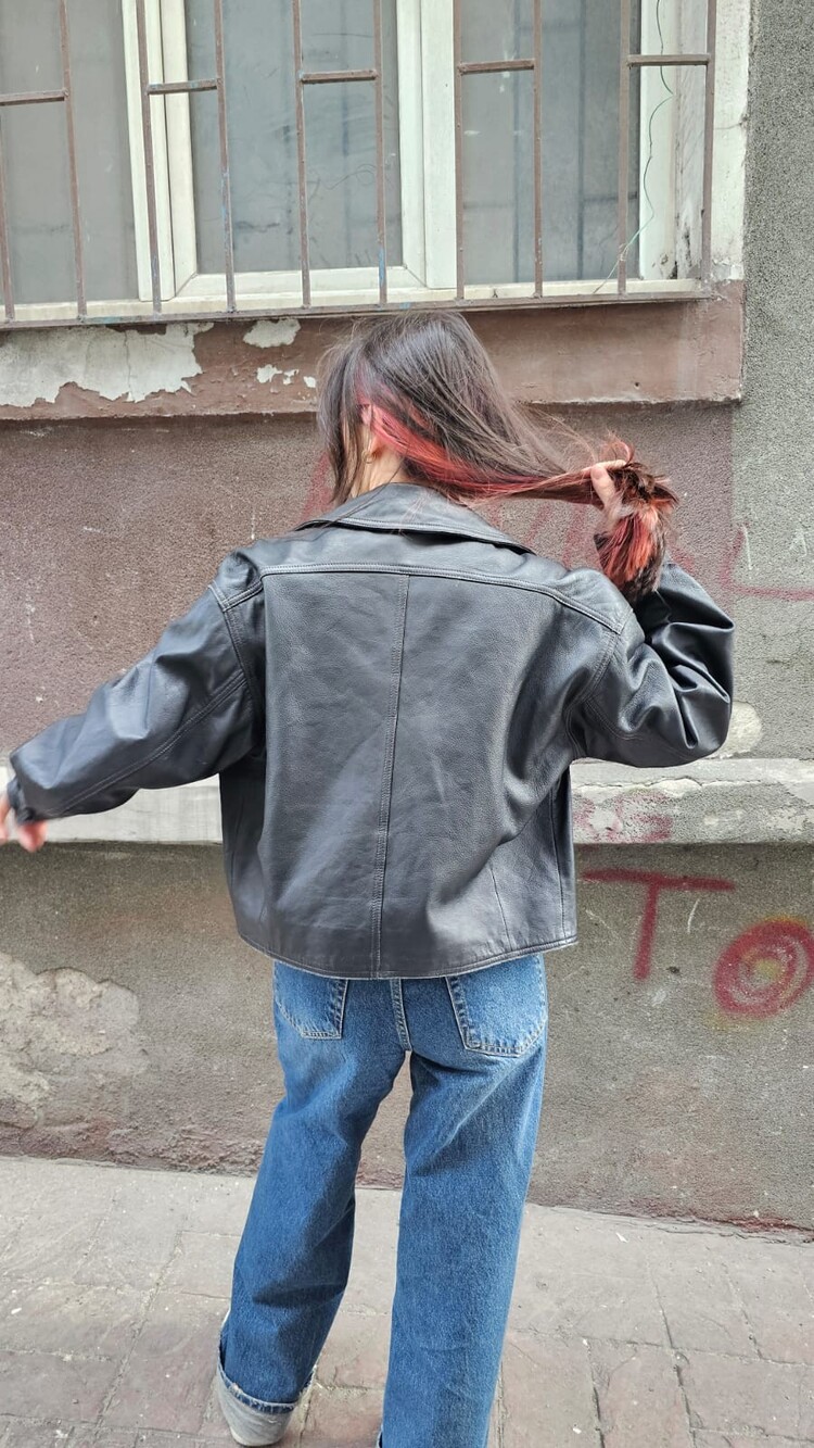 Vintage Deri Ceket 