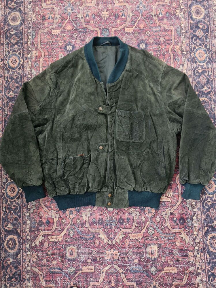Vintage Bomber Deri Ceket