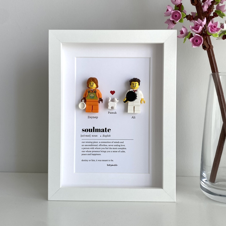 15x20 Tek Figürlü Kişiselleştirilebilir Çerçeve
