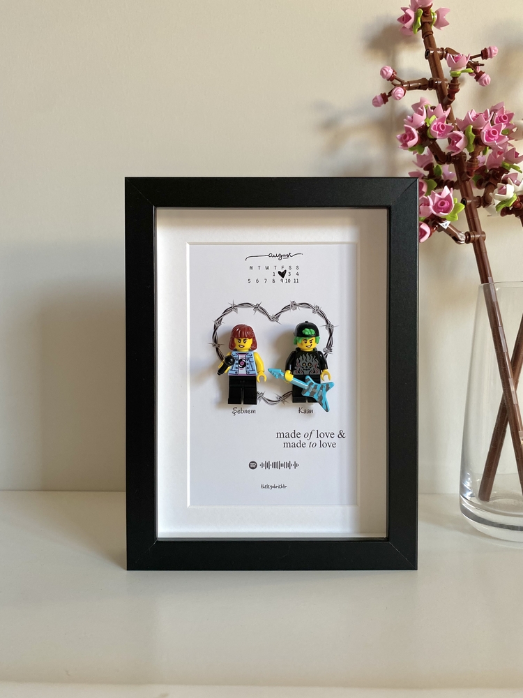 15x20 Tek Figürlü Kişiselleştirilebilir Çerçeve