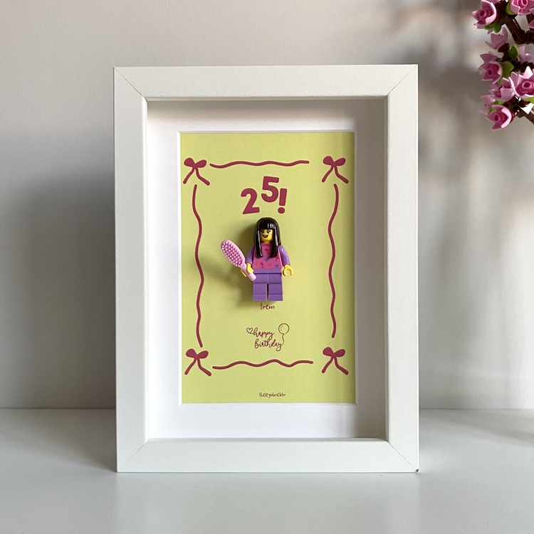 15x20 Tek Figürlü Kişiselleştirilebilir Çerçeve