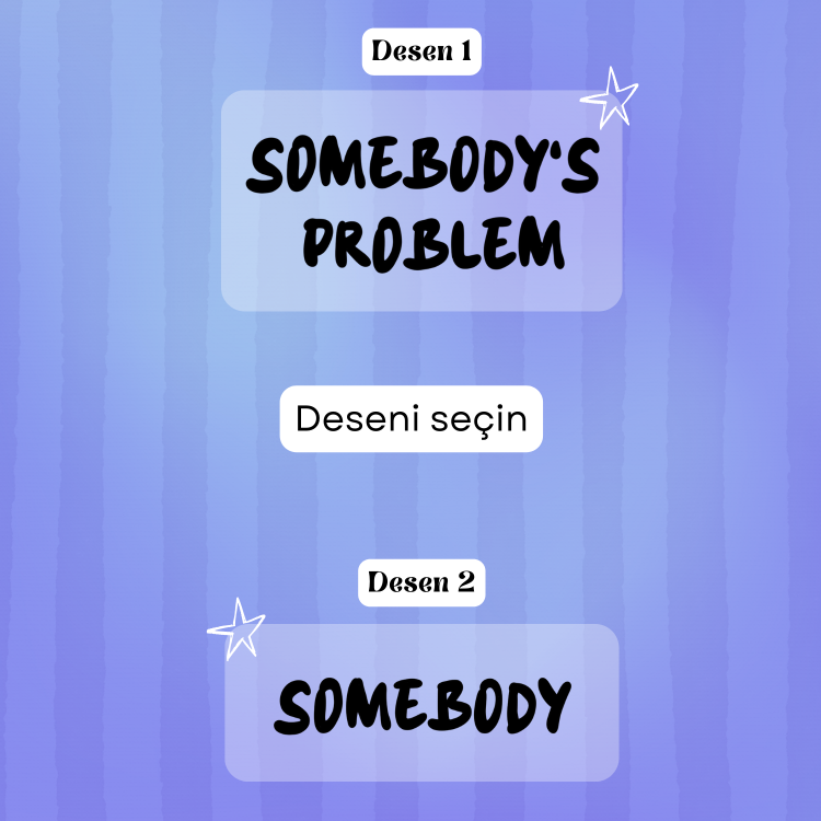SOMEBODY'S PROBLEM