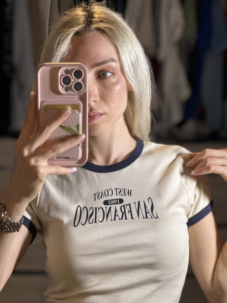 San Francisco Baskılı T-shirt