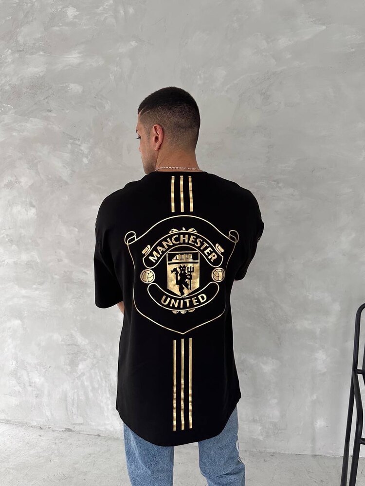 MANCHESTER UNİTED GOLD OVERSİZE T-SHİRT