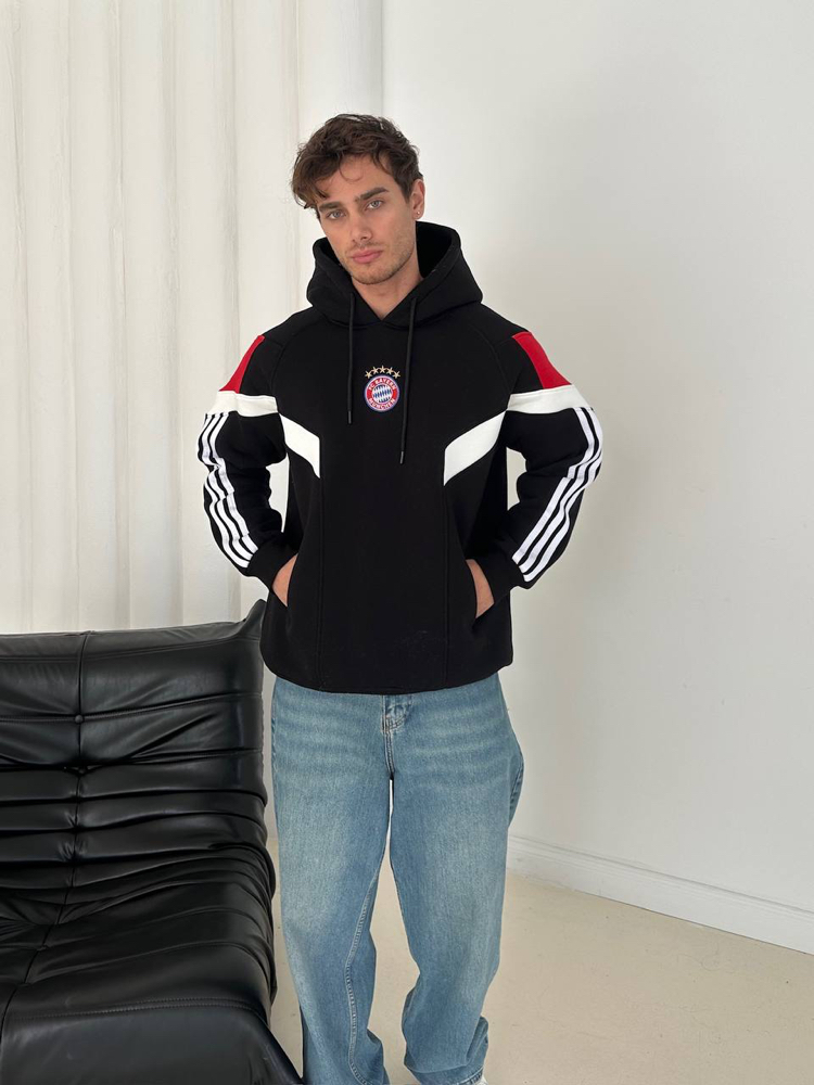 BAYERN RETRO OVERSİZE HOODİE