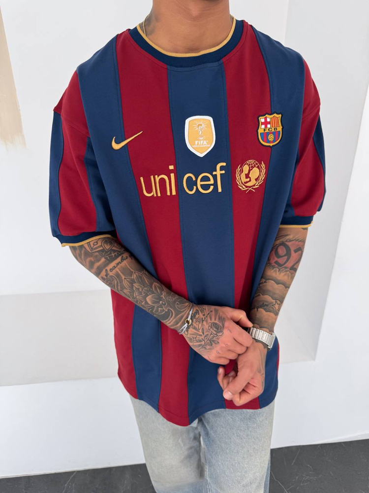 BARÇA UNİC RETRO OVERSİZE T-SHİRT