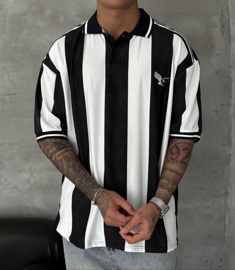 OVERSİZE POLO YAKA T-SHİRT