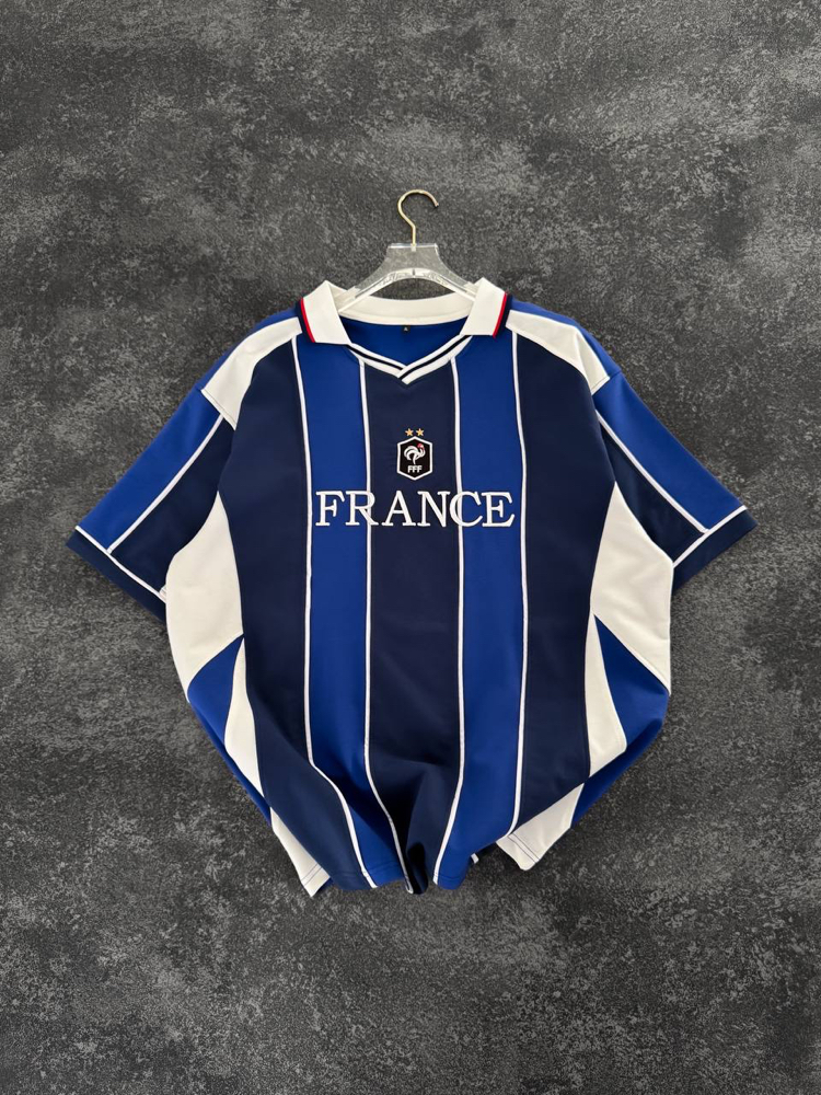 FRANSA OVERSİZE PREMİUM POLO YAKA T-SHİRT