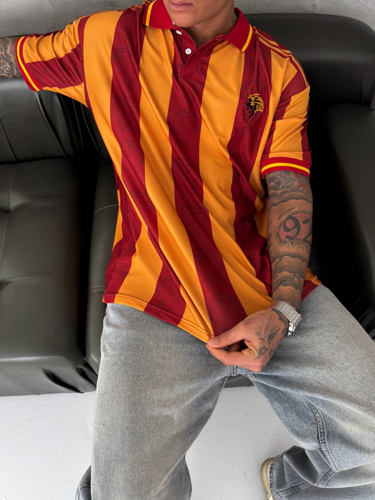 OVERSİZE POLO YAKA T-SHİRT