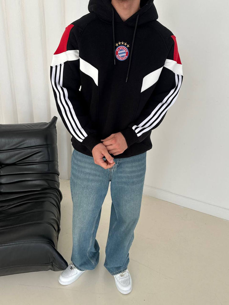 BAYERN RETRO OVERSİZE HOODİE