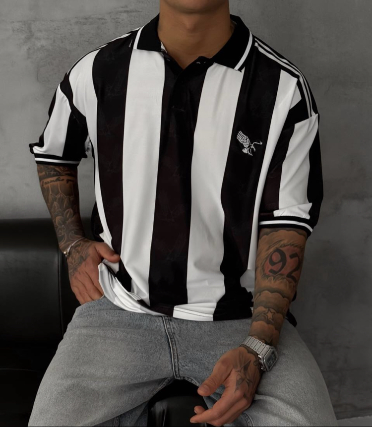 OVERSİZE POLO YAKA T-SHİRT