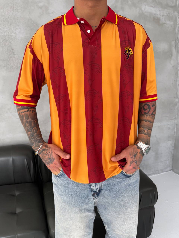 OVERSİZE POLO YAKA T-SHİRT