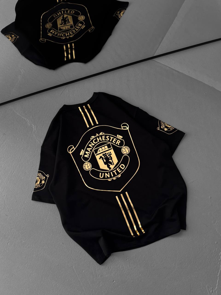 MANCHESTER UNİTED GOLD OVERSİZE T-SHİRT