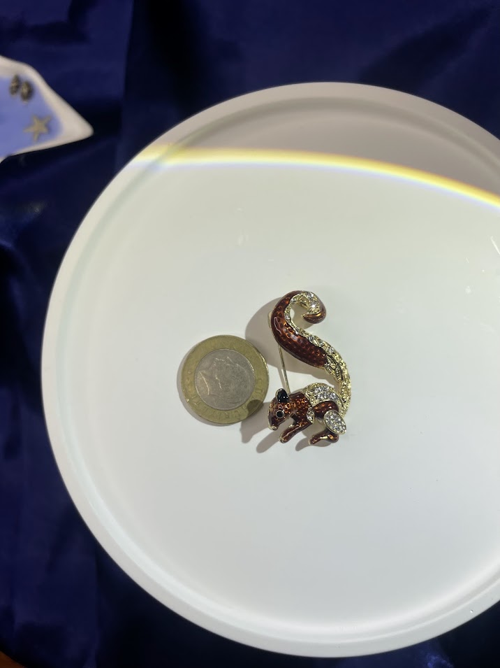 Bebek Sincap Minimal Broş